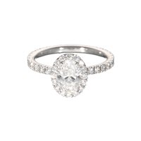 Vicenza - Piazzetta Palladio 2 - Anillo Crivelli Mujer DIAMANTI in Oro blanco Diamante 1.01 Ct 000-3490-372 - 000-3490-372